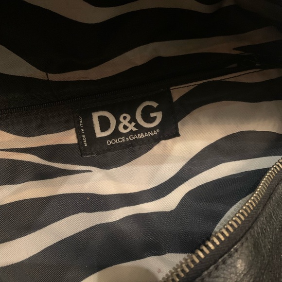 DOLCE GABBANA CALF HAIR PATENT BAG - Picture 7 of 8